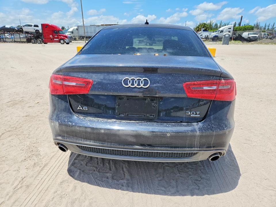 2012 Audi A6 VIN WAUHGAFC8CN145006 COPART salvage auction — MINOR DENT/SCRATCHES, Nc - Certificate Of Title, sold $1,800 on 2026-07-14 (photo 6)