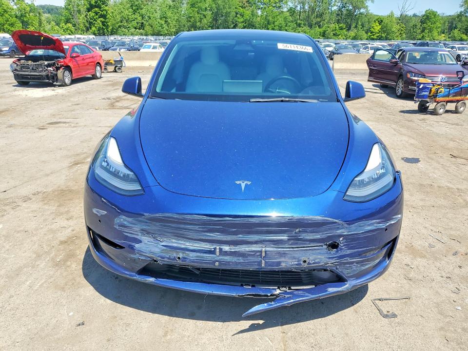 2022 Tesla Model y VIN 7SAYGDEE7NF381447 COPART salvage auction — FRONT END, Ny - Mv-37 Statement Of Abnd Veh, sold $8,800 on 2026-07-07 (photo 5)