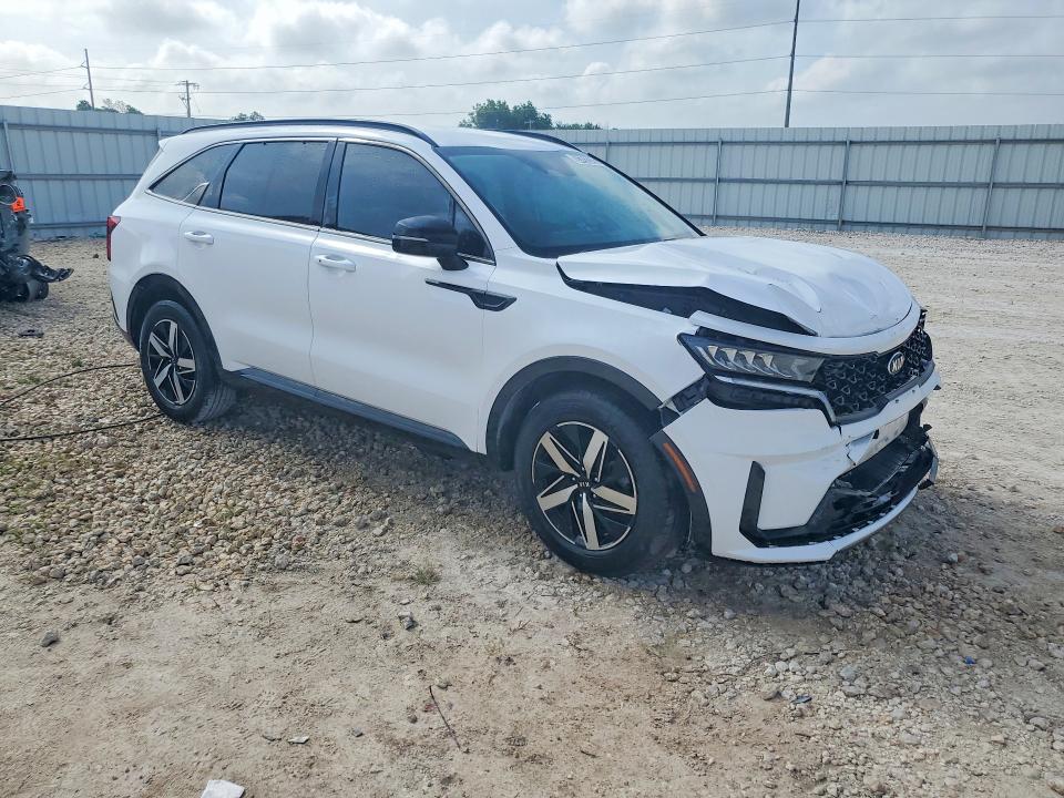 2021 Kia Sorento VIN 5XYRL4LC3MG052332 COPART salvage auction — FRONT END, Tx - Certificate Of Title, sold $5,700 on 2026-07-07 (photo 4)