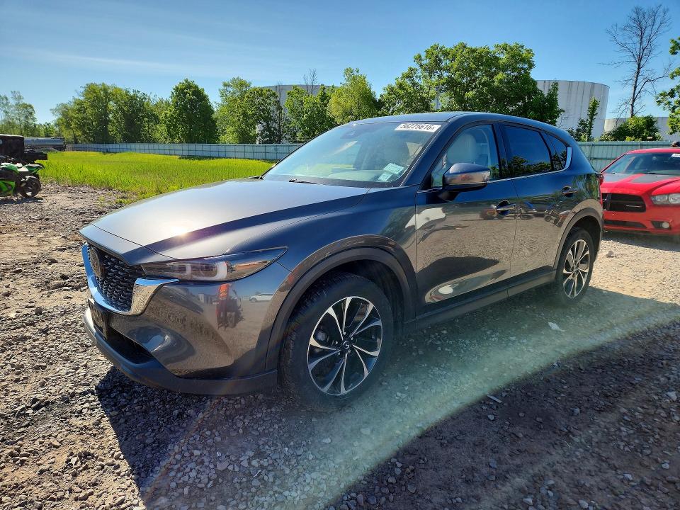 2022 Mazda Cx-5 VIN JM3KFBDM5N0642115 COPART salvage auction — SIDE, Ny - Mv-907A Salvage Certificate, sold $9,300 on 2026-07-13 (photo 1)