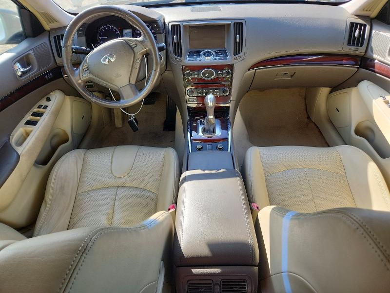 2010 Infiniti G VIN JN1CV6AR3AM254054 COPART salvage auction — SIDE, Md - Cert Of Salvage < 75% Damage, sold $575 on 2026-07-10 (photo 8)