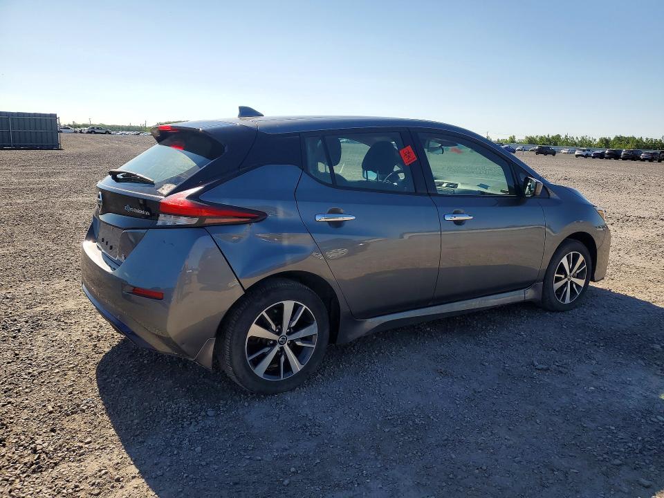 2021 Nissan Leaf VIN 1N4BZ1BV7MC551789 COPART salvage auction — REAR END, ON - PERMIT IRREPAIRABLE, sold $5,600 on 2026-07-02 (photo 3)