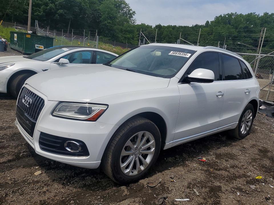2016 Audi Q5 VIN WA1L2AFP1GA008947 COPART salvage auction — FRONT END, Md - Certificate Of Title, sold $2,650 on 2026-07-28 (photo 1)