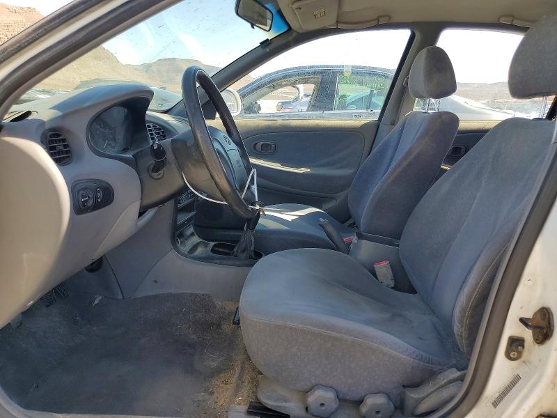 2000 Hyundai Elantra VIN KMHJW35F1YU175584 COPART salvage auction — REAR END, Nv - Salvage Title, sold $125 on 2026-07-06 (photo 7)