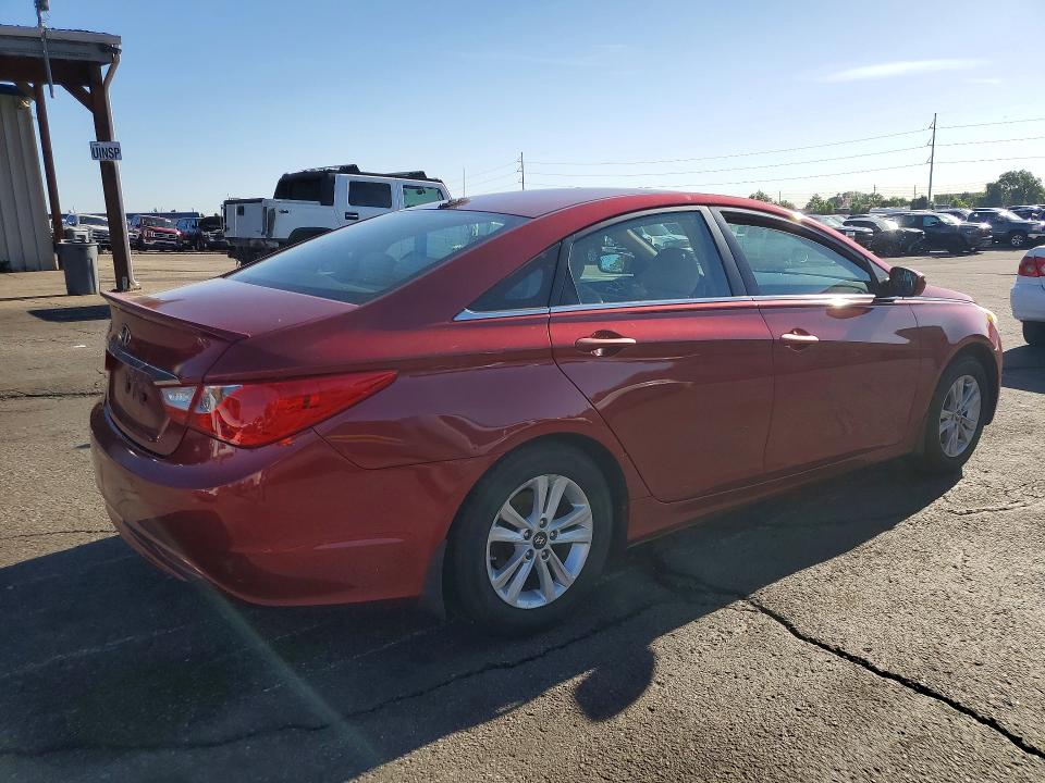 2013 Hyundai Sonata VIN 5NPEB4AC9DH729574 COPART salvage auction — REAR END, Co - Public - Salvage Title, sold $1,200 on 2026-07-18 (photo 3)