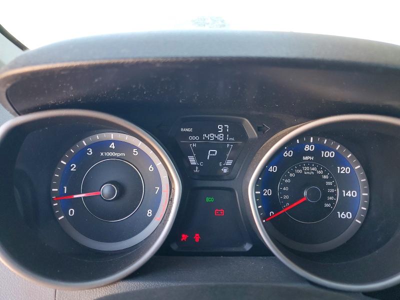 2013 Hyundai Elantra VIN KMHDH4AE7DU899719 COPART salvage auction — FRONT END, Az - Cert Of Title - Salvage, sold $575 on 2026-07-14 (photo 9)