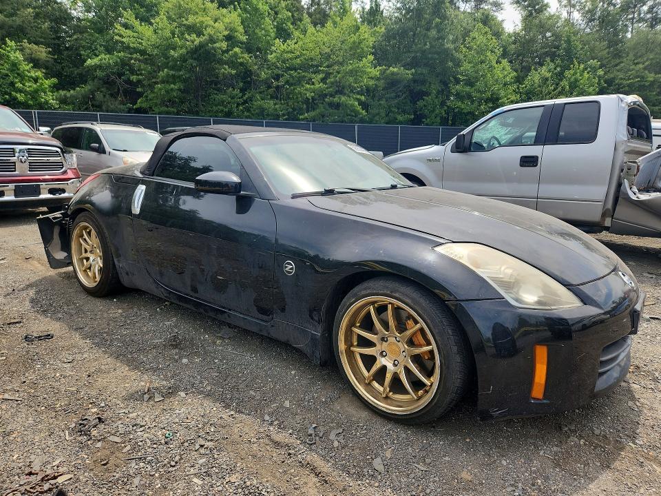 2006 Nissan 350z VIN JN1AZ36A56M453238 COPART salvage auction — REAR END, Md - Cert Of Salvage > 75% Damage, sold $550 on 2026-07-21 (photo 4)