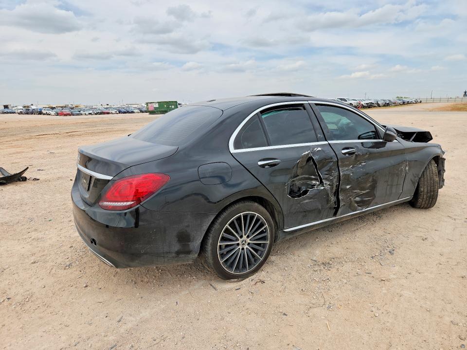 2021 Mercedes-benz C-klasse VIN W1KWF8DB2MR618852 COPART salvage auction — FRONT END, Tx - Salvage Vehicle Title, sold $2,450 on 2026-07-15 (photo 3)