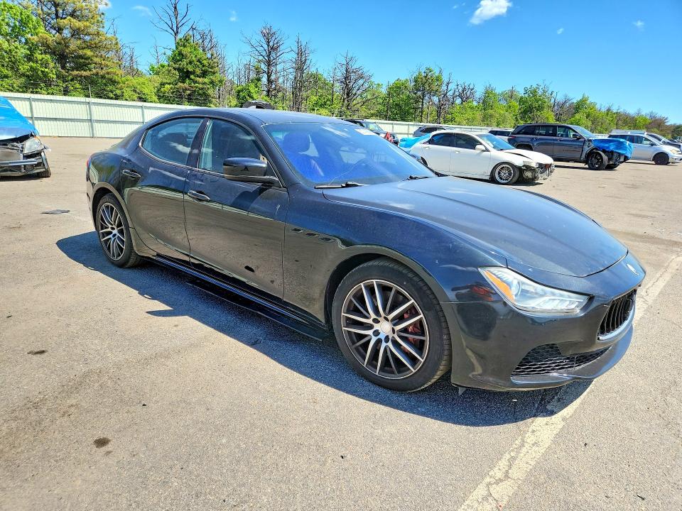 2015 Maserati Ghibli VIN ZAM57XSA3F1162137 COPART salvage auction — MINOR DENT/SCRATCHES, Sd - Cert Of Title-Salvage, sold $1,600 on 2026-07-20 (photo 4)