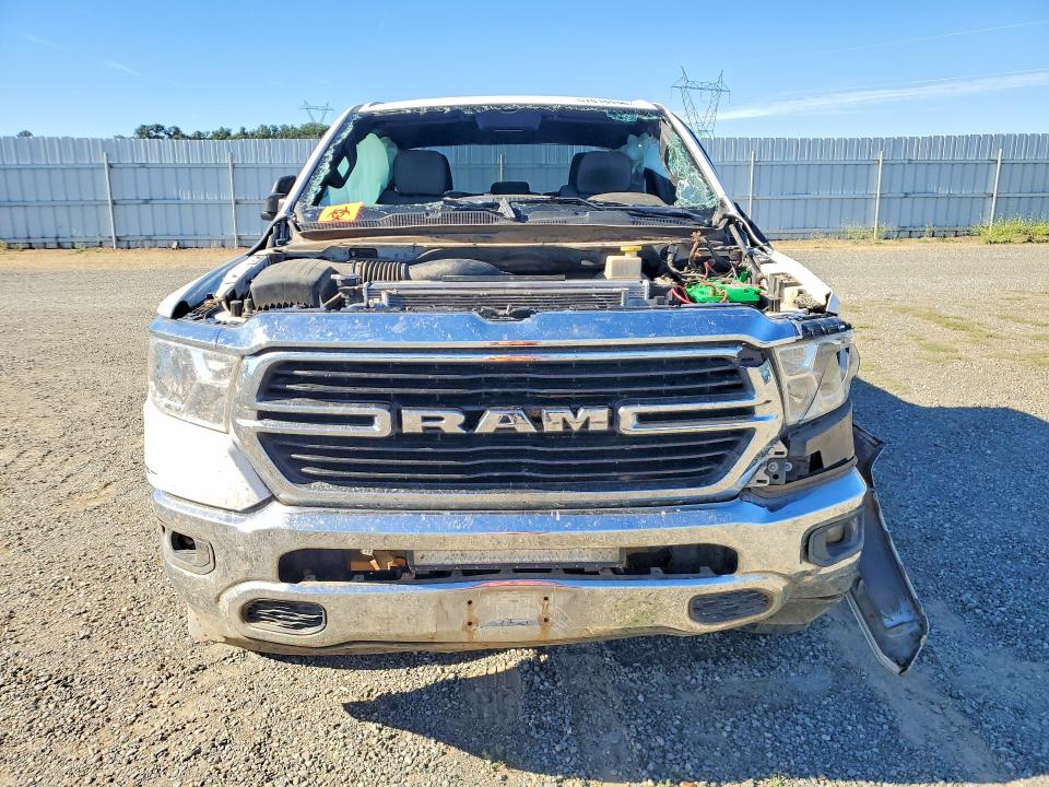 2021 Ram 1500 VIN 1C6SRFBT7MN726155 COPART salvage auction — FRONT END, Ca - Salvage Certificate, sold $2,200 on 2026-07-31 (photo 5)