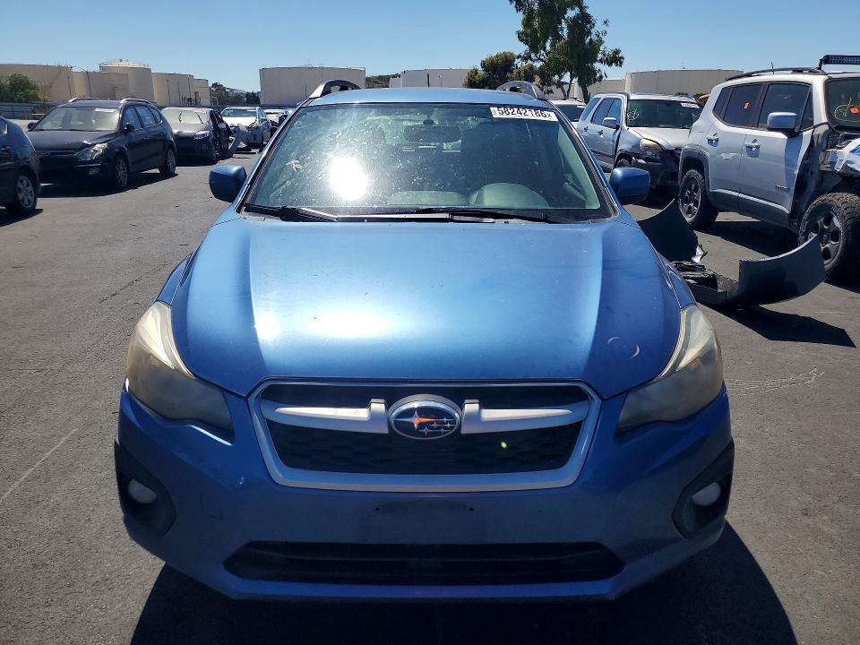2014 Subaru VIN JF1GPAL6XE8288012 COPART salvage auction — REAR END, Ca - Salvage Certificate, sold $1,800 on 2026-07-13 (photo 5)