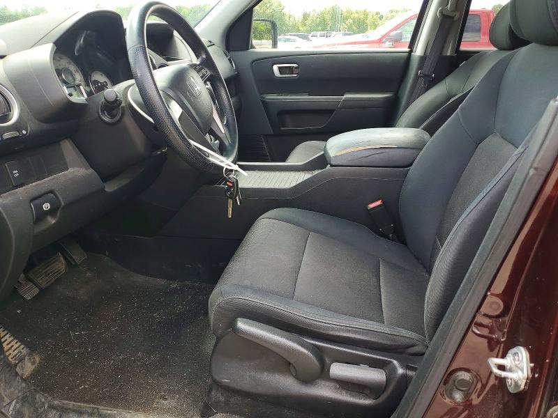 2011 Honda Pilot VIN 5FNYF4H25BB064120 COPART salvage auction — FRONT END, Pa - Certificate Of Salvage, sold $975 on 2026-07-09 (photo 7)