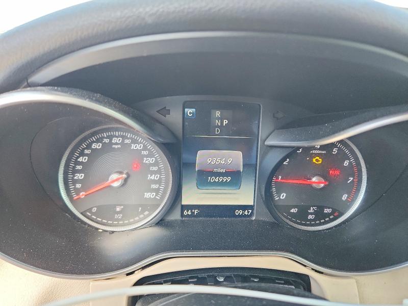 2017 Mercedes-benz Glc VIN WDC0G4KB8HF139250 COPART salvage auction — FRONT END, Pa - Certificate Of Salvage, sold $6,100 on 2026-07-09 (photo 9)