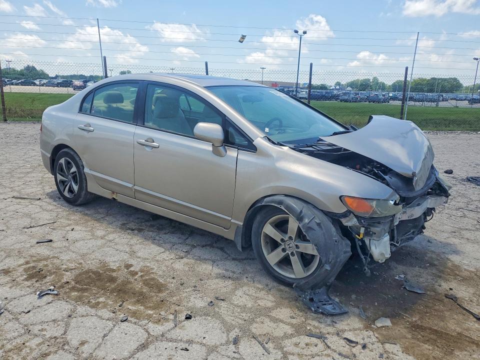 2006 Honda Civic VIN JHMFA16876S004875 COPART salvage auction — FRONT END, In - Cert Of Title-Salvage Title, sold $250 on 2026-07-17 (photo 4)