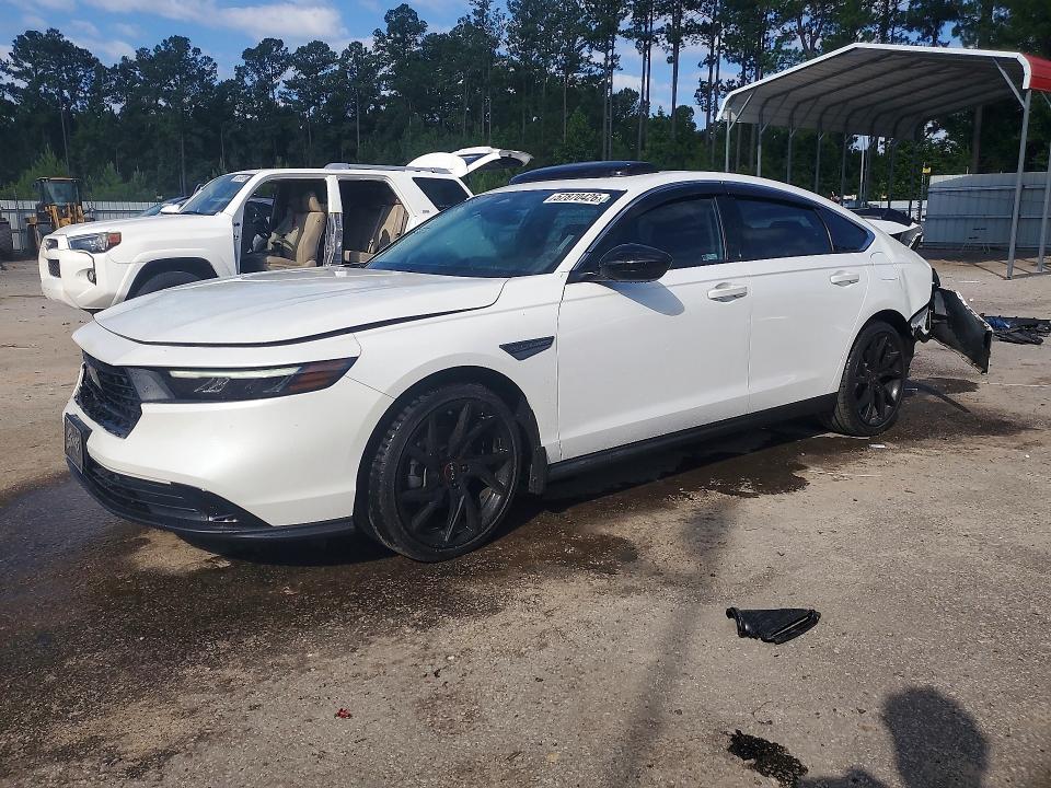 2023 Honda VIN 1HGCY1F32PA006837 COPART salvage auction — REAR END, Sc - Cert Of Title-Salvage, sold $8,900 on 2026-08-03 (photo 1)