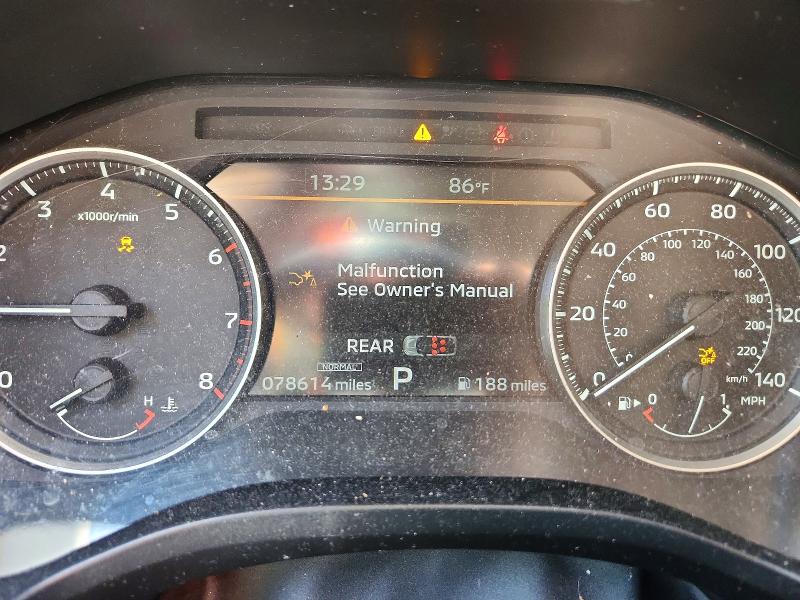 2023 Mitsubishi Outlander VIN JA4J4UA82PZ053755 COPART salvage auction — FRONT END, Md - Cert Of Salvage > 75% Damage, sold $9,400 on 2026-07-14 (photo 9)