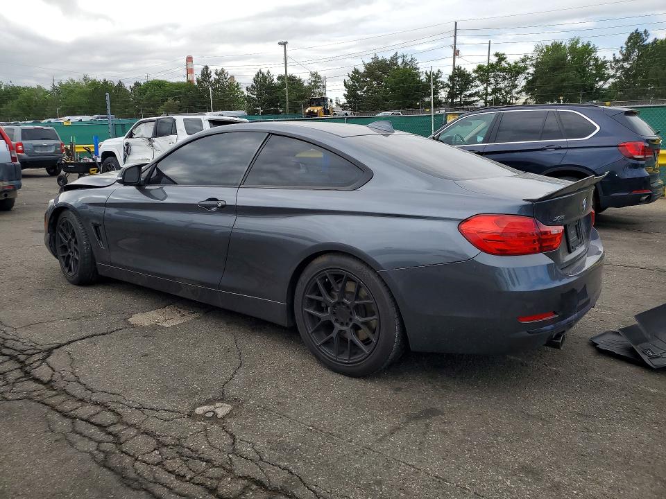 2014 BMW 4er VIN WBA3R5C52EK187323 COPART salvage auction — FRONT END, CO - PUBLIC - SALVAGE TITLE (P), sold $2,250 on 2026-07-02 (photo 2)