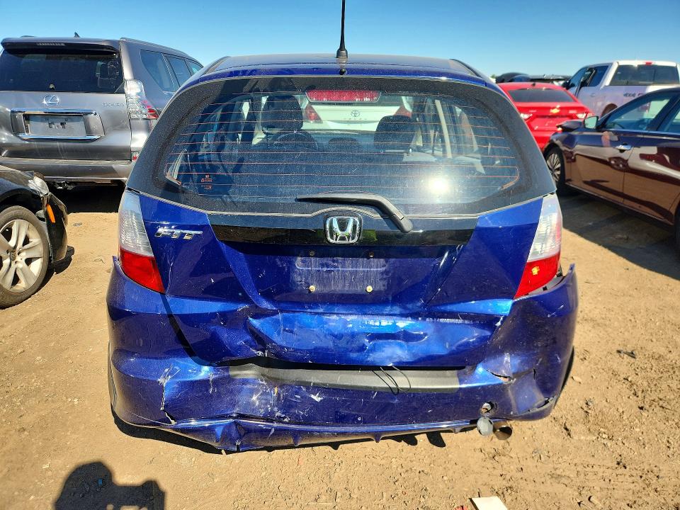 2013 Honda Fit VIN JHMGE8G37DC019629 COPART salvage auction — FRONT END, Il - Salvage Certificate, sold $950 on 2026-07-14 (photo 6)