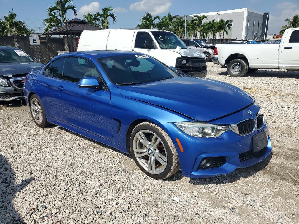 2014 BMW 4er VIN WBA3V7C56EJ873362 COPART salvage auction — FRONT END, Fl - Cert Of Title Slvg Rebuildable, sold $5,700 on 2026-08-17 (photo 4)