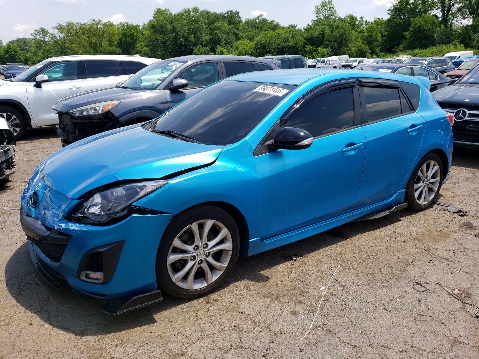 2010 Mazda 3 VIN JM1BL1H65A1234080 COPART salvage auction — FRONT END, Ct - Cert Of Title-Salvage, sold $575 on 2026-07-07 (photo 1)