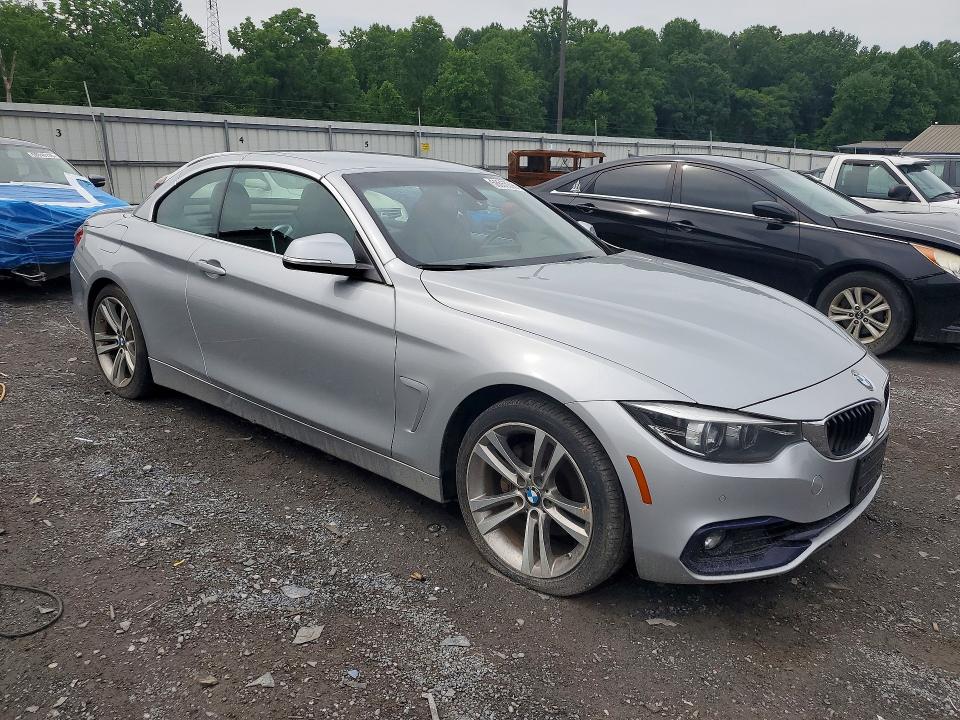 2018 BMW 4er VIN WBA4Z1C59JEC60504 COPART salvage auction — REAR END, Pa - Cert Of Title, sold $6,400 on 2026-07-23 (photo 4)