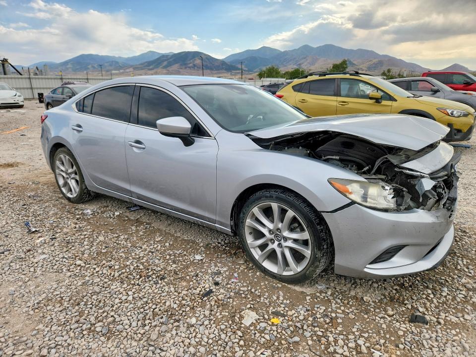 2017 Mazda 6 VIN JM1GL1V55H1115165 COPART salvage auction — FRONT END, Ut - Salvage Certificate, sold $1,800 on 2026-07-31 (photo 4)