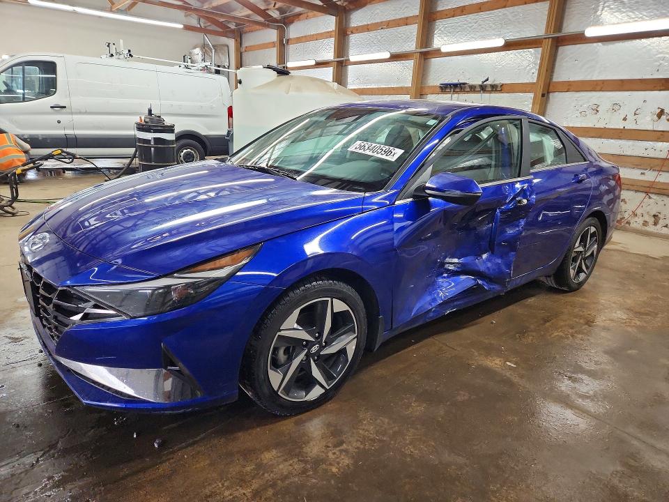 2023 Hyundai Elantra VIN KMHLP4AGXPU600180 COPART salvage auction — SIDE, Il - Salvage Certificate, sold $6,400 on 2026-07-27 (photo 1)