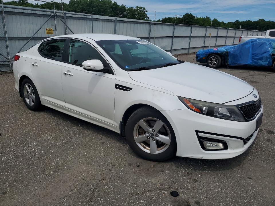 2015 Kia Optima VIN 5XXGM4A77FG440827 COPART salvage auction — MINOR DENT/SCRATCHES, Nj - Cert Of Title-Salvage, sold $800 on 2026-07-28 (photo 4)