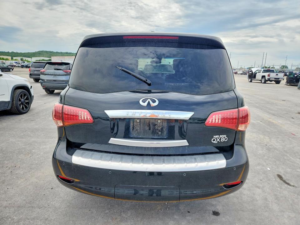2017 Infiniti VIN JN8AZ2NC6H9431902 COPART salvage auction — HAIL, OK - CERT OF TITLE-SALVAGE, sold $1,300 on 2026-07-24 (photo 6)