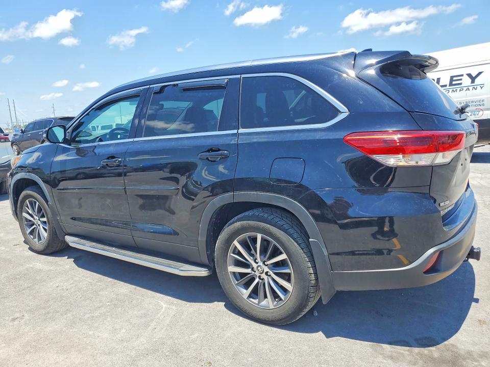 2019 Toyota VIN 5TDKZRFH4KS349971 COPART salvage auction — HAIL, Ok - Certificate Of Title, sold $15,700 on 2026-07-08 (photo 2)