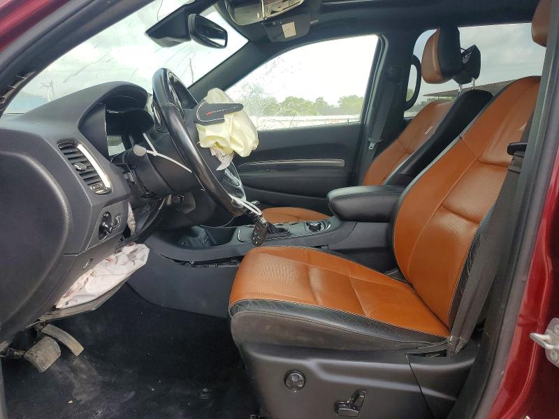 2020 Dodge Durango VIN 1C4SDJCT2LC383063 COPART salvage auction — FRONT END, TX - SALVAGE VEHICLE TITLE, sold $1,300 on 2026-07-09 (photo 7)