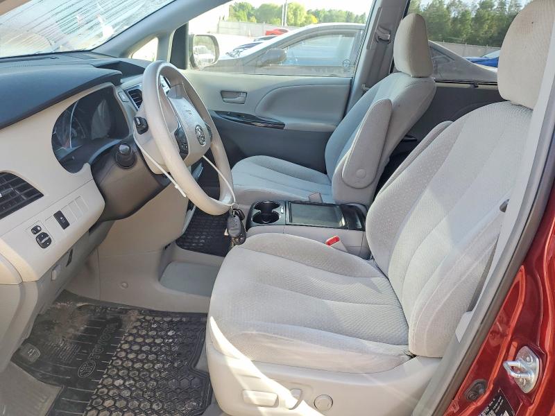 2014 Toyota Sienna VIN 5TDKK3DC0ES490551 COPART salvage auction — FRONT END, On - Permit Salvage, sold $4,600 on 2026-07-02 (photo 7)