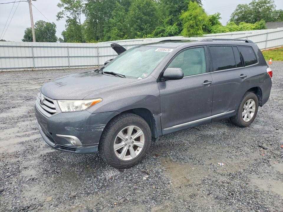 2011 Toyota Highlander VIN 5TDZA3EHXBS010846 COPART salvage auction — FRONT END, Nc - Salvage Certificate Of Title, sold $4,050 on 2026-07-08 (photo 1)