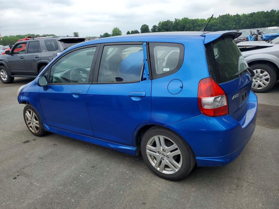 2008 Honda Fit VIN JHMGD37608S033710 COPART salvage auction — FRONT END, Nj - Cert Of Title-Salvage, sold $425 on 2026-07-28 (photo 2)