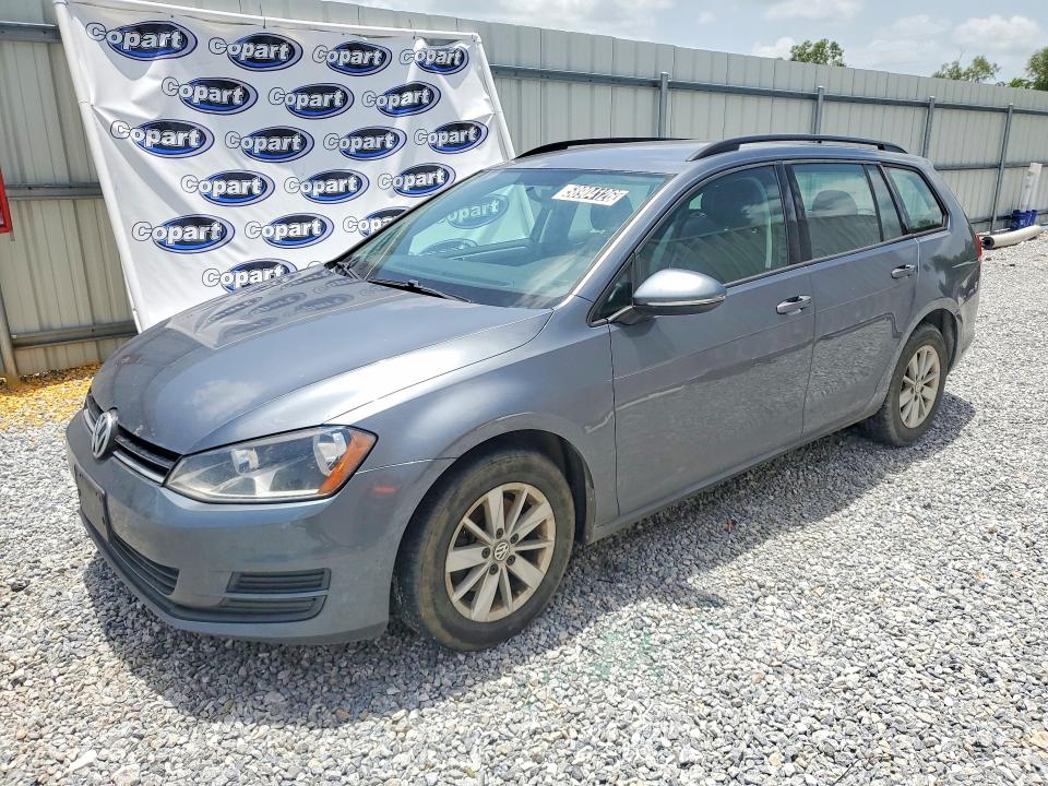 2016 Volkswagen Golf sportwagen VIN 3VWC17AU5GM516458 COPART salvage auction — MECHANICAL, TX - CERTIFICATE OF TITLE, sold $850 on 2026-07-28 (photo 1)