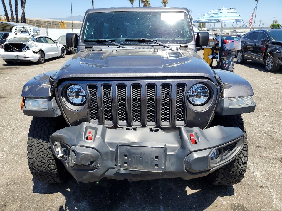 2018 Jeep Wrangler / VIN 1C4HJXFN1JW314556 COPART salvage auction — FRONT END, Ca - Salvage Certificate, sold $15,700 on 2026-07-31 (photo 5)