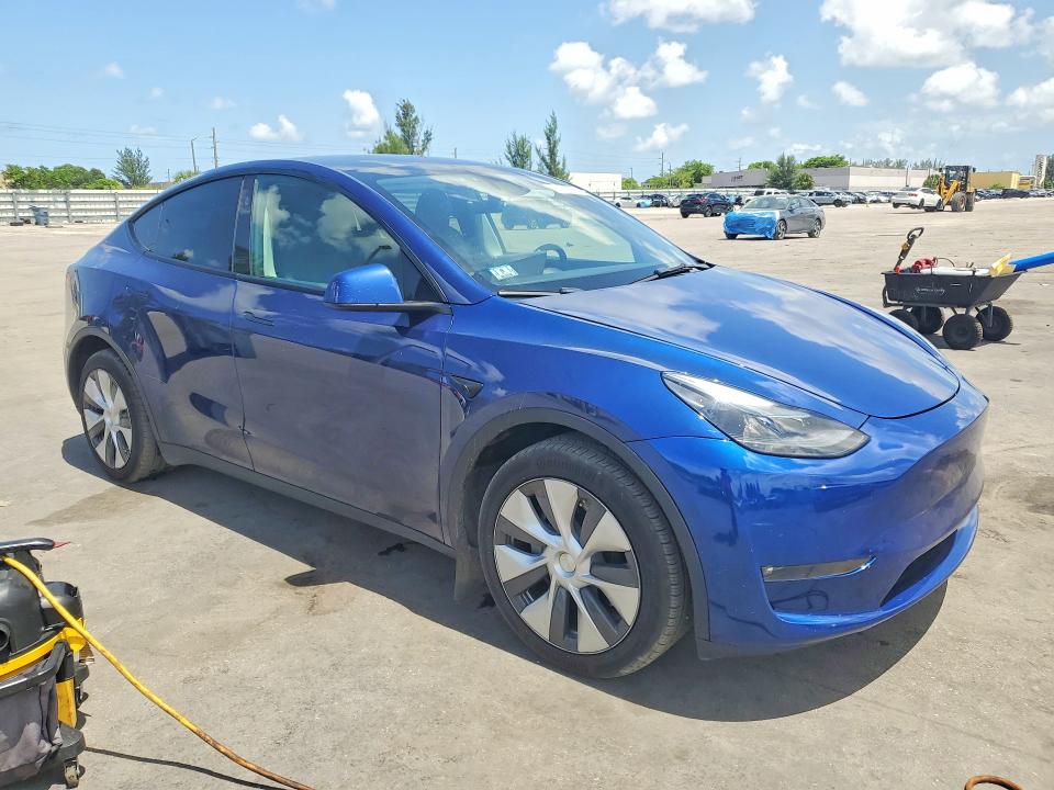 2023 Tesla Model y VIN 7SAYGAEE6PF850531 COPART salvage auction — NORMAL WEAR, Ma - Cert Of Title-Salvage (P), sold $11,100 on 2026-07-22 (photo 4)