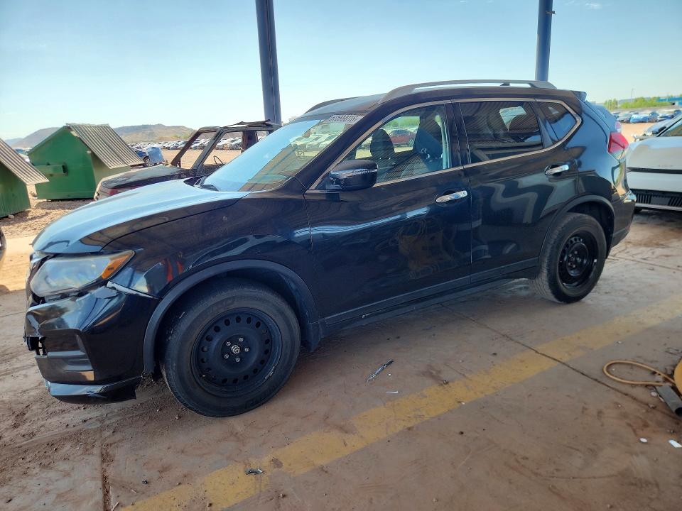 2017 Nissan VIN KNMAT2MV0HP558818 COPART salvage auction — REAR END, Az - Certificate Of Title, sold $1,950 on 2026-07-28 (photo 1)