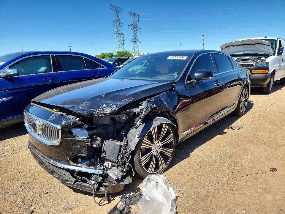 2022 Volvo S90 VIN LVY062MLXNP250223 COPART salvage auction — FRONT END, Il - Salvage Certificate, sold $7,000 on 2026-07-30 (photo 1)