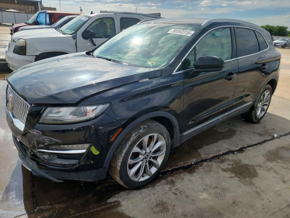 2019 Lincoln Mkc VIN 5LMCJ2D99KUL45871 COPART salvage auction — SIDE, Tx - Certificate Of Title (P), sold $3,500 on 2026-07-09 (photo 1)