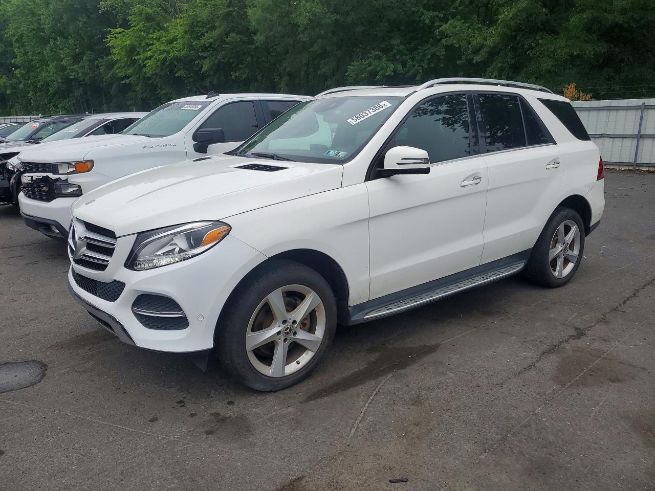 2018 Mercedes-Benz GLE-Class VIN 4JGDA5HB5JB127135 COPART salvage auction — Normal Wear, PA - CERTIFICATE OF SALVAGE, sold $8,600 on 2026-06-30 (photo 1)