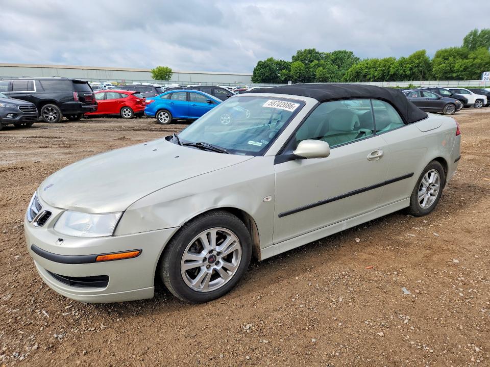 2006 Saab 9-3 VIN YS3FD79Y466004664 COPART salvage auction — FRONT END, MI - CERTIFICATE OF TITLE, sold $900 on 2026-07-15 (photo 1)