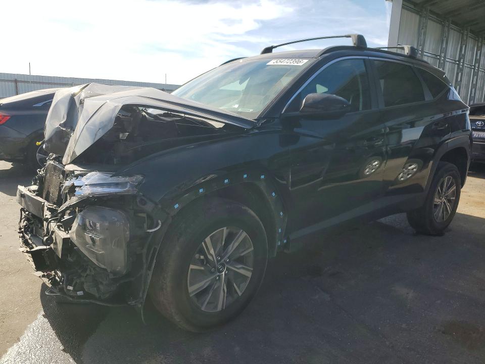 2024 Hyundai Tucson VIN KM8JBCD13RU204988 COPART salvage auction — FRONT END, Ca - Salvage Certificate, sold $3,150 on 2026-07-16 (photo 1)