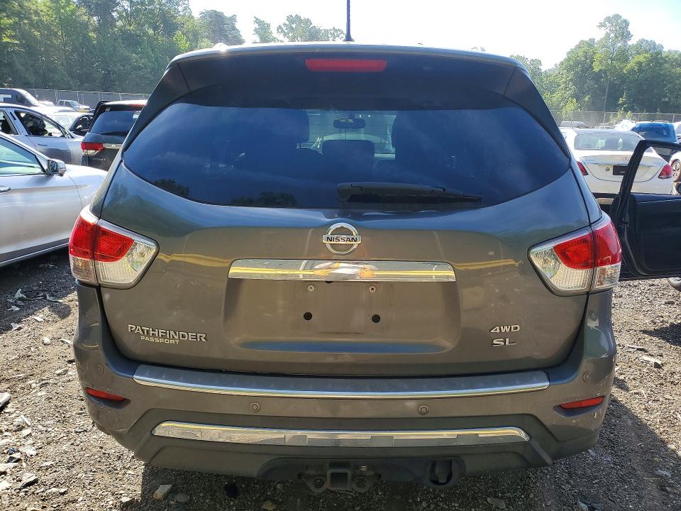 2015 Nissan Pathfinder VIN 5N1AR2MM6FC612855 COPART salvage auction — SIDE, MD - CERT OF SALVAGE > 75% DAMAGE, sold $1,500 on 2026-07-02 (photo 6)