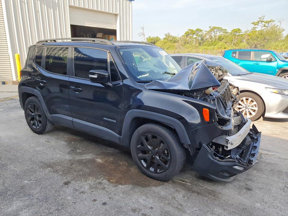 2018 Jeep Renegade VIN ZACCJABB4JPG97506 COPART salvage auction — FRONT END, Fl - Cert Of Title Slvg Rebuildable, sold $825 on 2026-08-05 (photo 4)