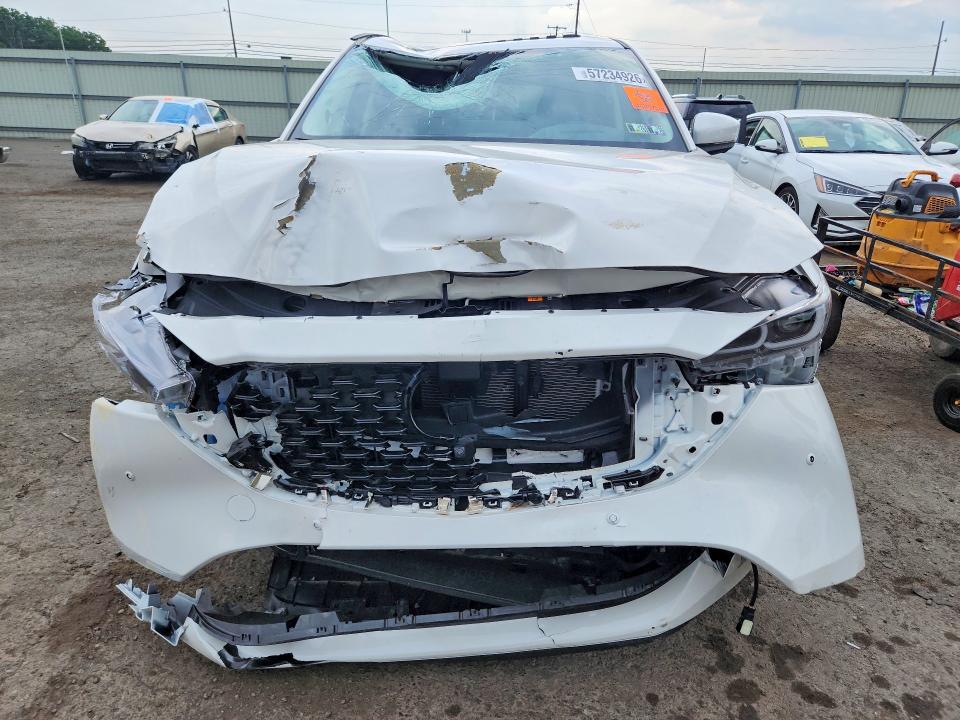 2025 Mazda VIN JM3KFBEM1S0725891 COPART salvage auction — FRONT END, PA - CERTIFICATE OF SALVAGE, sold $7,100 on 2026-07-02 (photo 5)