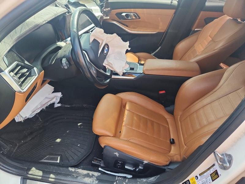 2019 BMW 3er VIN WBA5R7C50KAJ80473 COPART salvage auction — FRONT END, Qc - Gravement Accidente, sold $200 on 2026-07-28 (photo 7)