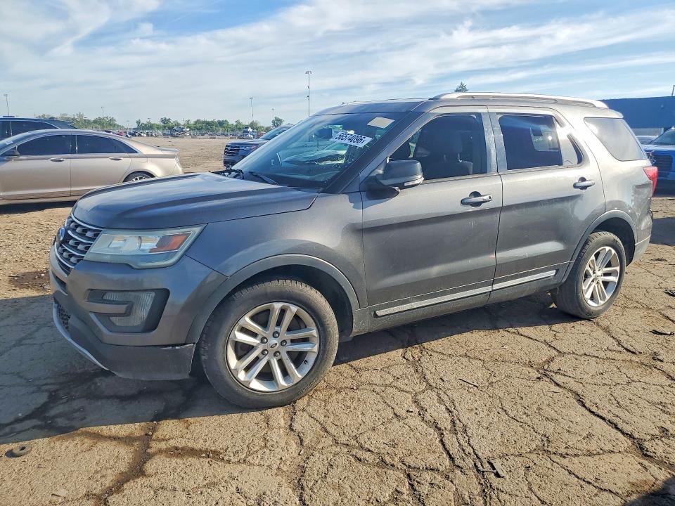 2016 Ford Explorer VIN 1FM5K7DH4GGB27131 COPART salvage auction — REAR END, Oh - Certificate Of Title, sold $1,400 on 2026-07-09 (photo 1)