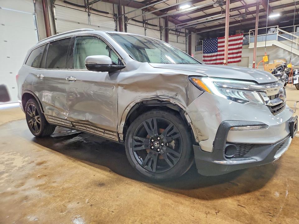 2020 Honda Pilot VIN 5FNYF6H68LB011489 COPART salvage auction — FRONT END, CT - CERTIFICATE OF TITLE, sold $2,300 on 2026-07-07 (photo 4)