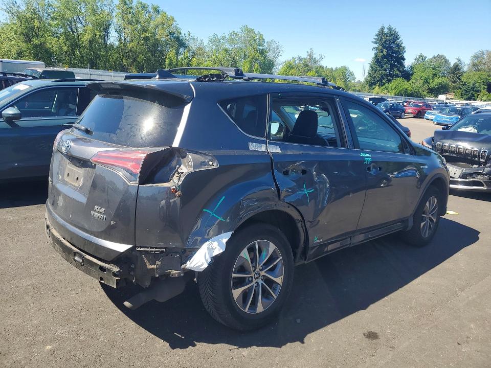 2018 Toyota Rav 4 VIN JTMRJREV8JD216590 COPART salvage auction — REAR END, Or - Salvage Title Certificate, sold $7,000 on 2026-07-22 (photo 3)